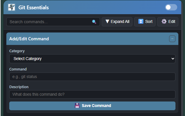 Git Essentials - add/edit command